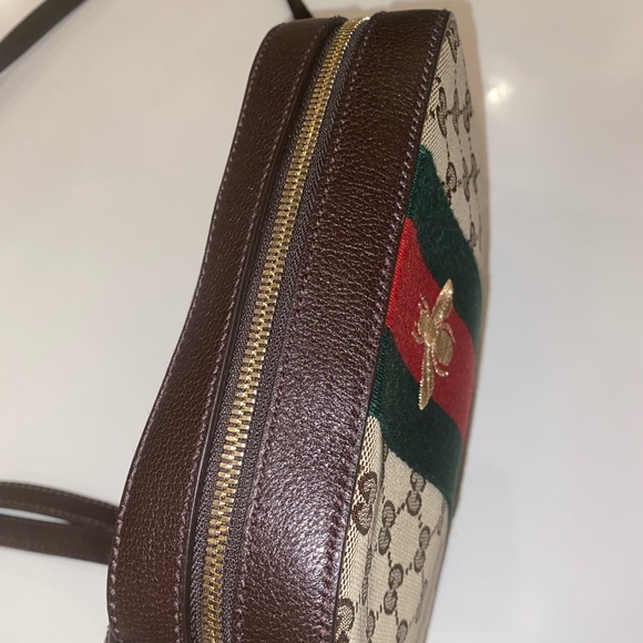Authentic GUCCI Supreme Monogram Bee Web Camera Bag - NEVER WORN - Picture 7 of 10